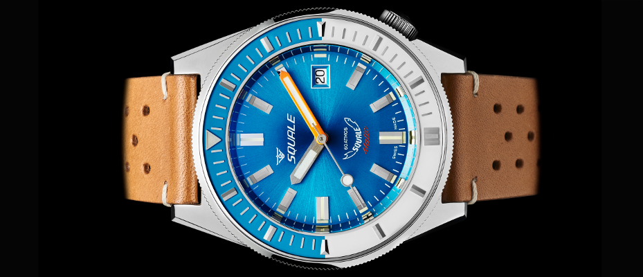 Squale Squalematic 60 ATM professional blue LB gelocht