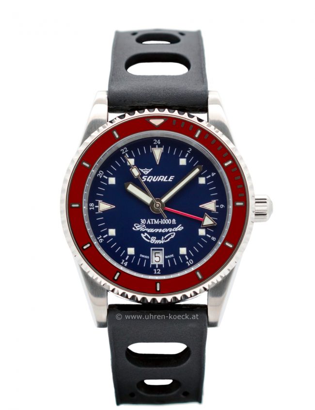 SQUALE GIRAMONDO GMT 30 ATM BLUE-RED