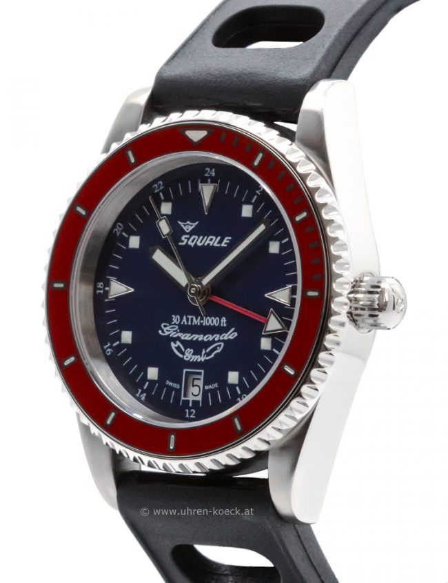 SQUALE GIRAMONDO GMT 30 ATM BLUE-RED