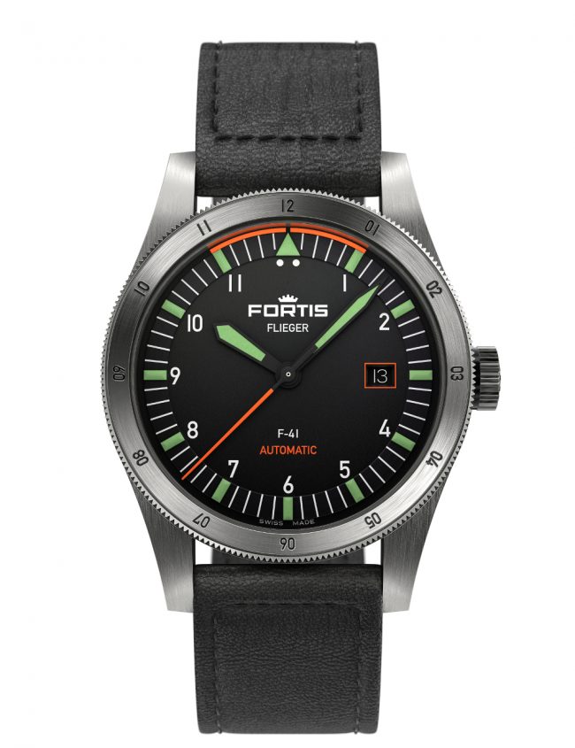 FORTIS FLIEGER F-41 AUTOMATIC AVIATOR-LEDERBAND F4220009