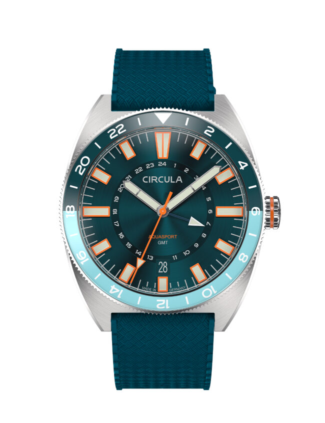 CIRCULA AQUASPORT GMT BLAU AG-ST-BB