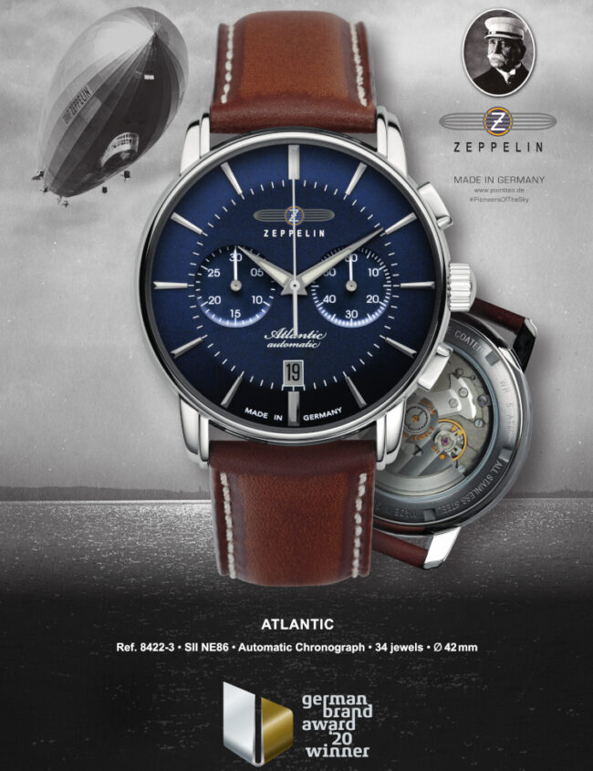 ZEPPELIN ATLANTIC CHRONOGRAPH AUTOMATIK 8422-3